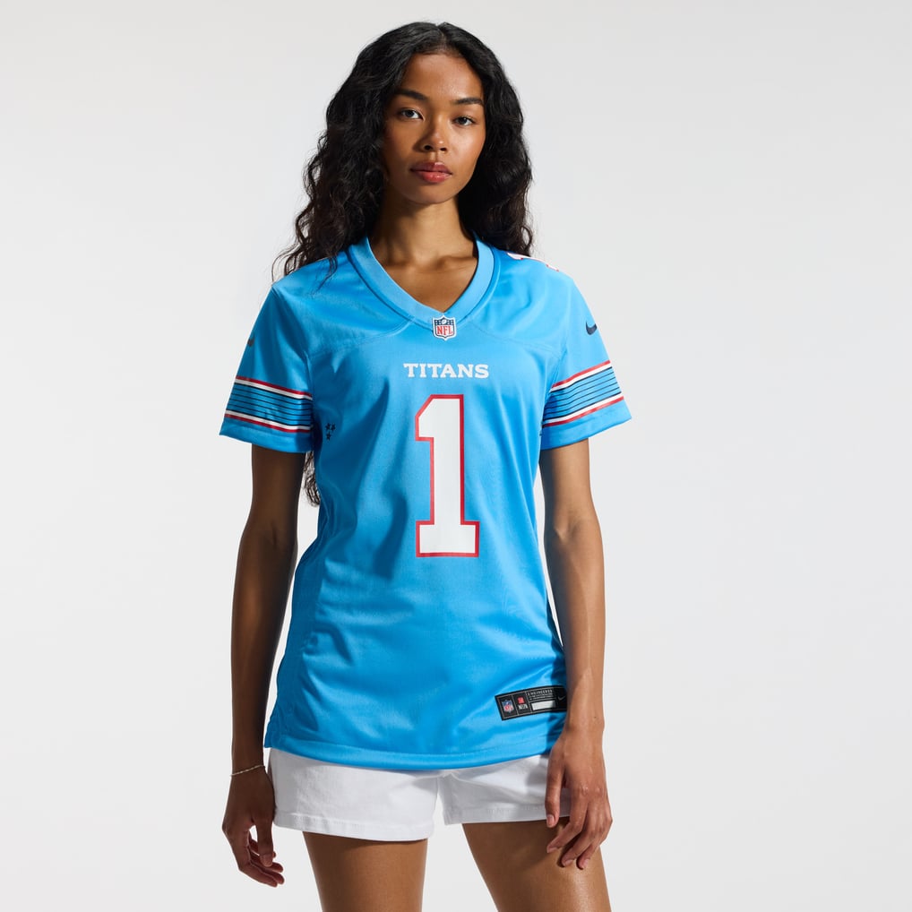 Women's Tennessee Titans Cameron Ward Light Blue Game Jersey
