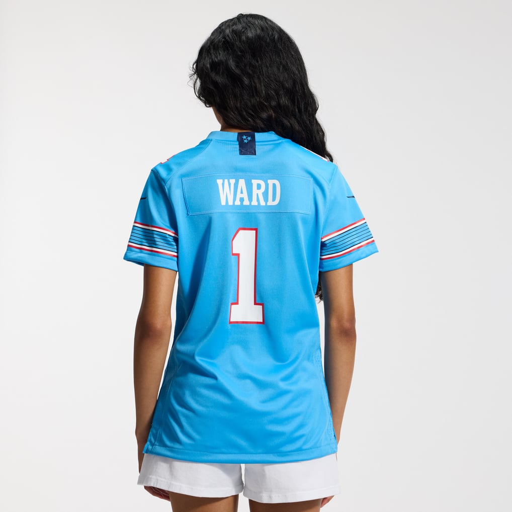 Women's Tennessee Titans Cameron Ward Light Blue Game Jersey