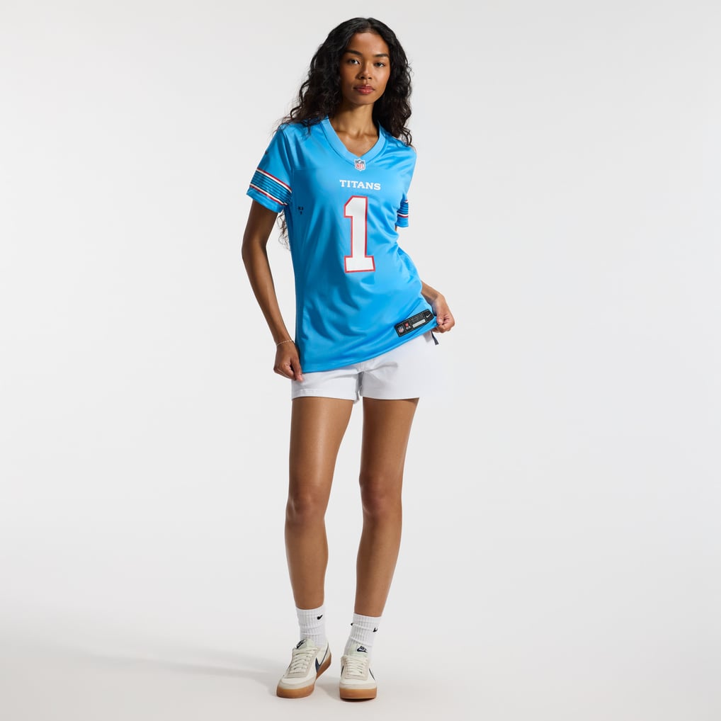 Women's Tennessee Titans Cameron Ward Light Blue Game Jersey