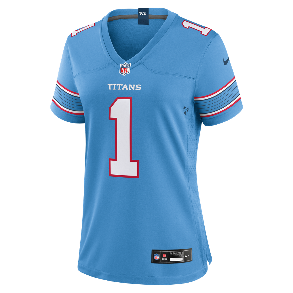 Women's Tennessee Titans Cameron Ward Light Blue Game Jersey