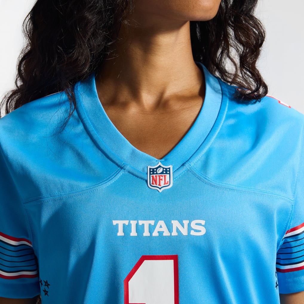 Women's Tennessee Titans Cameron Ward Light Blue Game Jersey