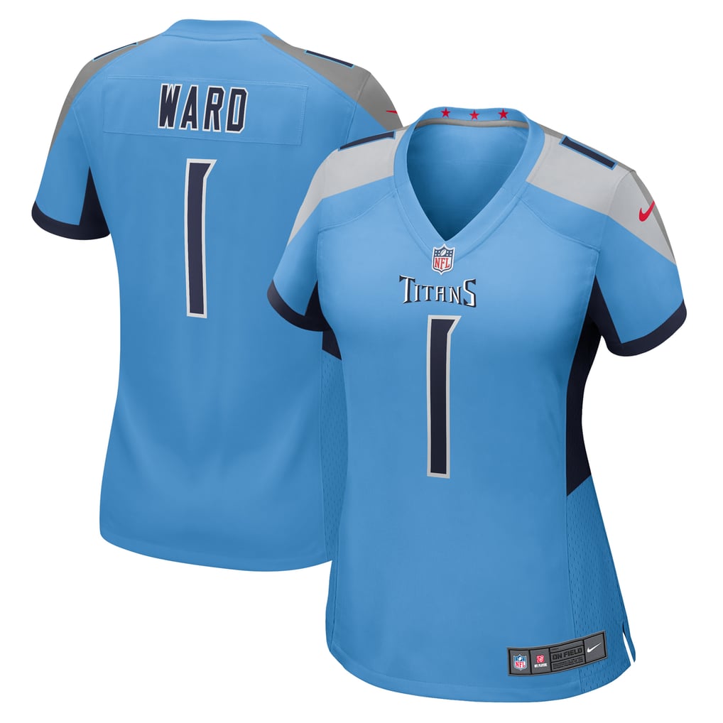 Women's Tennessee Titans Cameron Ward Light Blue Team Game Jersey