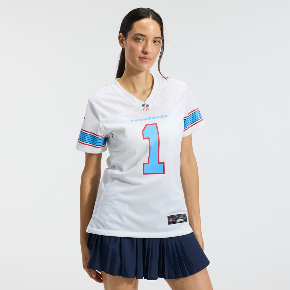 Women's Tennessee Titans Cameron Ward White Game Jersey