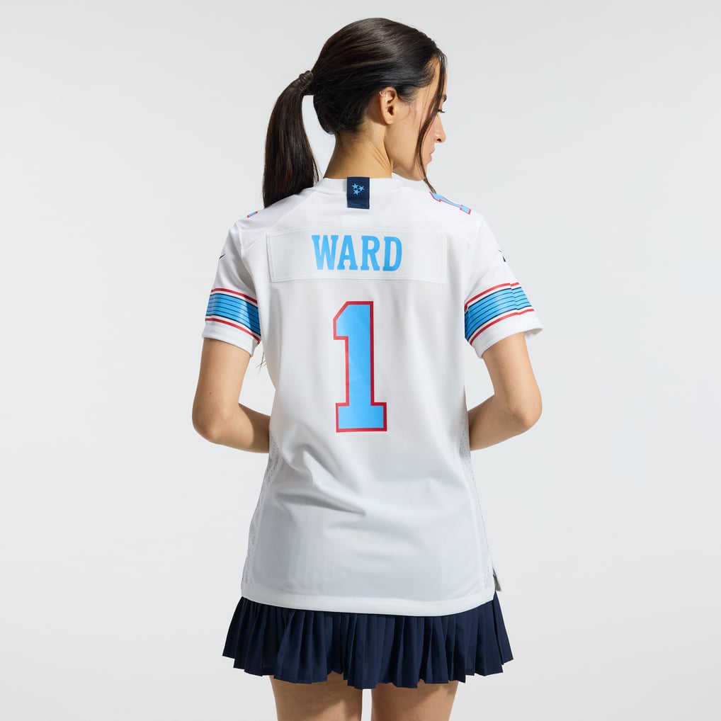 Women's Tennessee Titans Cameron Ward White Game Jersey