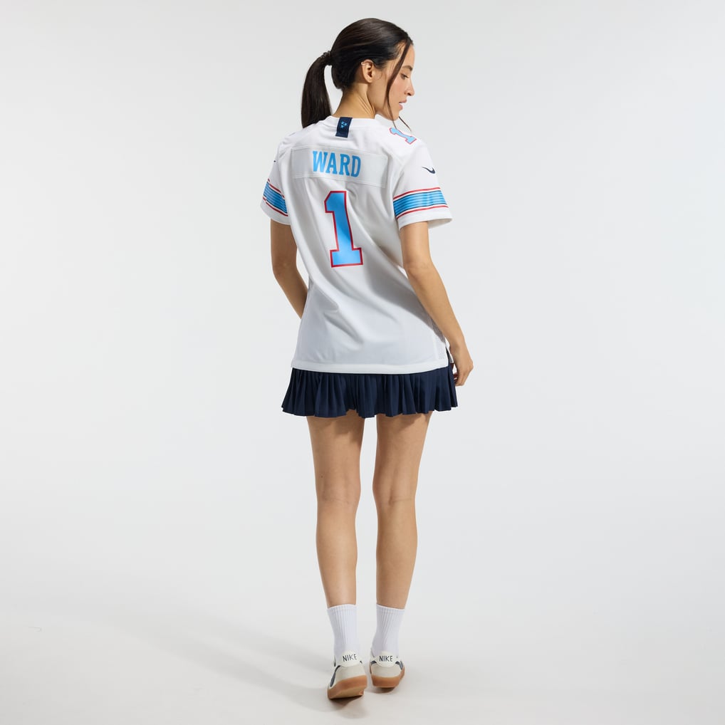 Women's Tennessee Titans Cameron Ward White Game Jersey