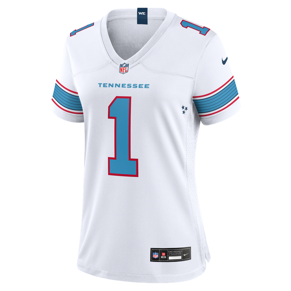Women's Tennessee Titans Cameron Ward White Game Jersey