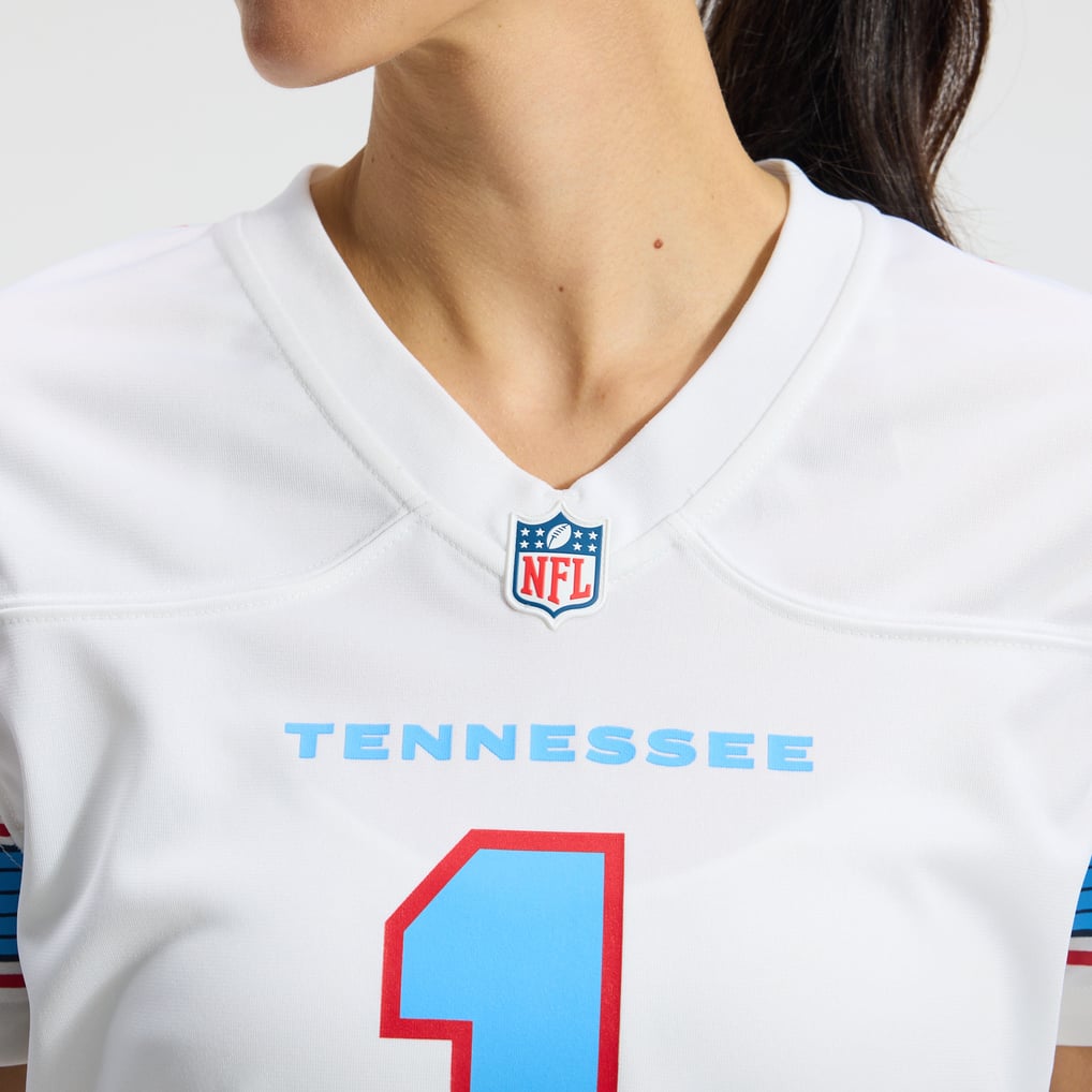 Women's Tennessee Titans Cameron Ward White Game Jersey