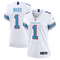 Women's Tennessee Titans Cameron Ward White Game Jersey