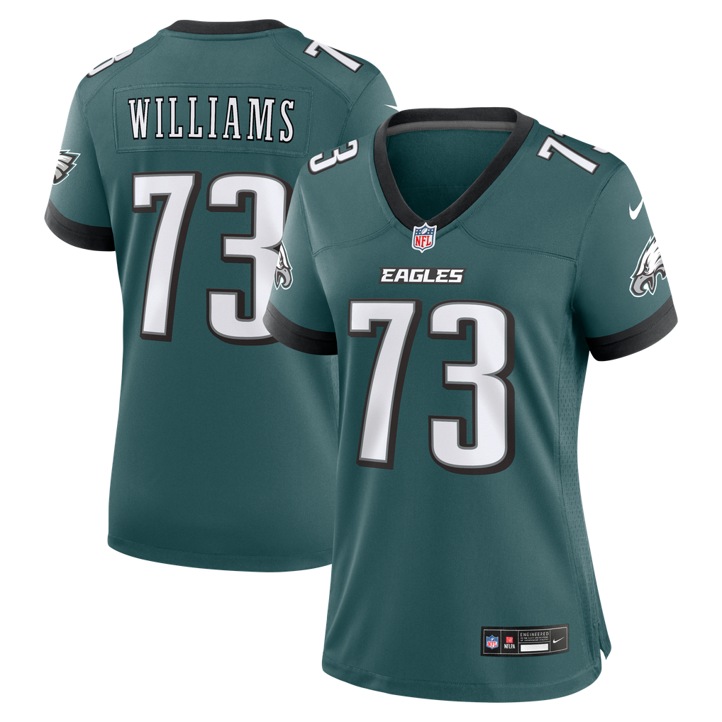 Women's Philadelphia Eagles Cameron Williams Midnight Green Team Game Jersey