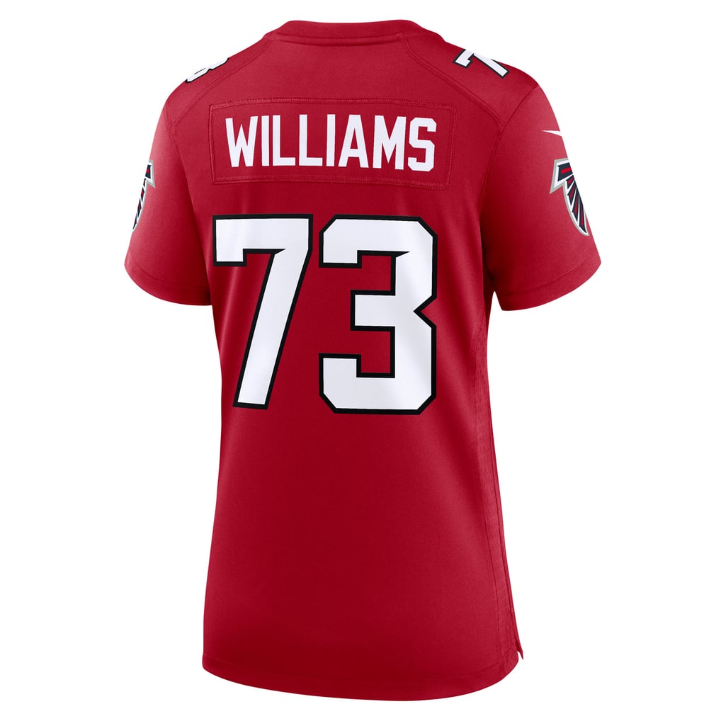 Women's Atlanta Falcons Cameron Williams Red Team Game Jersey