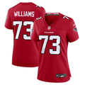 Women's Atlanta Falcons Cameron Williams Red Team Game Jersey