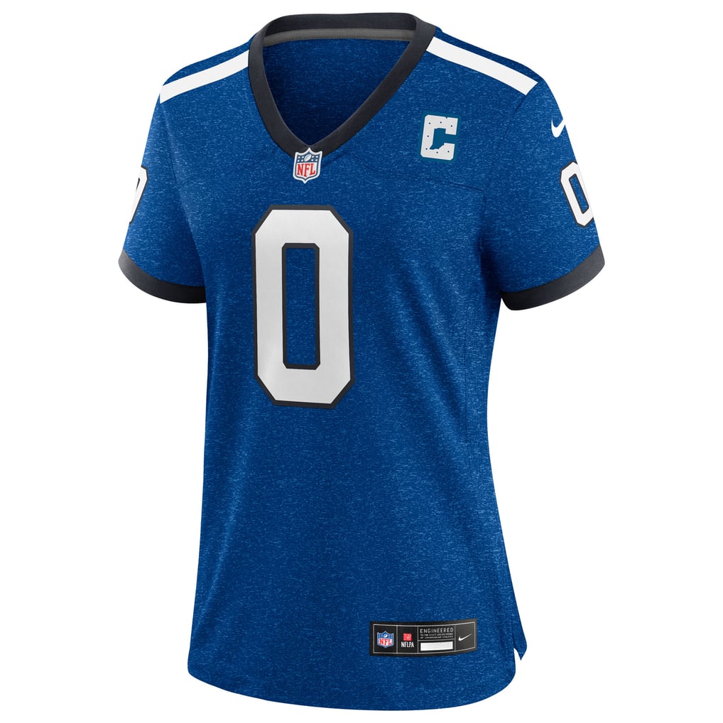 Women's Indianapolis Colts Camryn Bynum Heather Royal Alternate 2 Indiana Nights Game Jersey