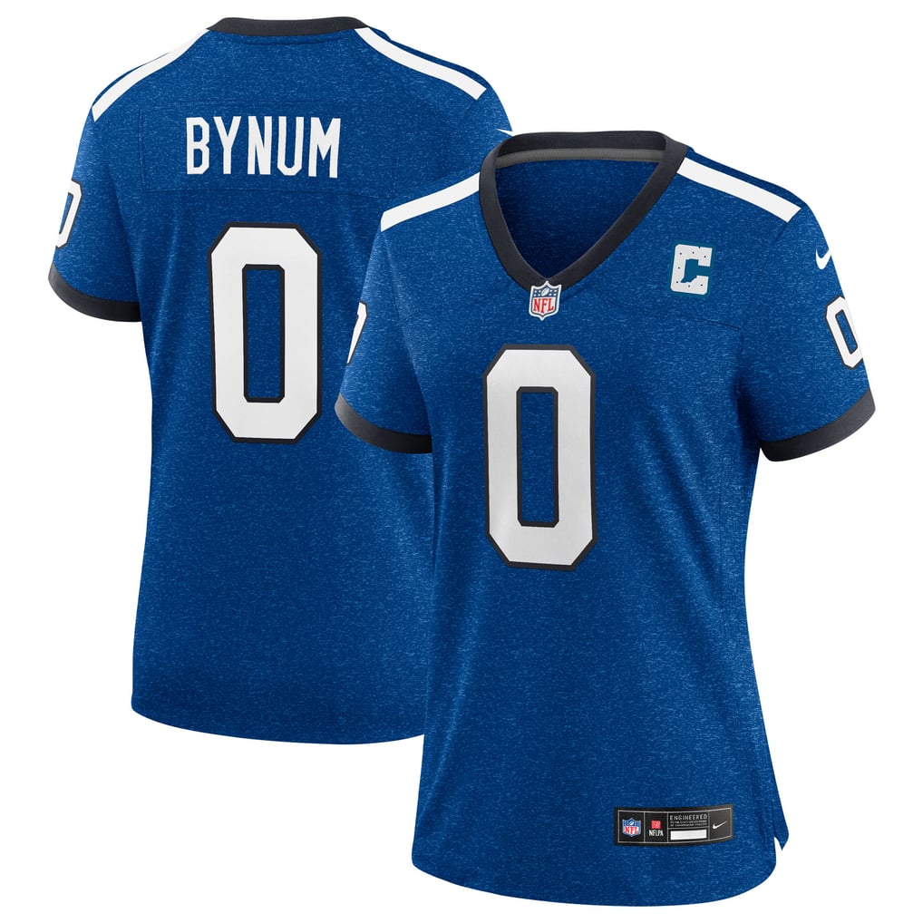 Women's Indianapolis Colts Camryn Bynum Heather Royal Alternate 2 Indiana Nights Game Jersey