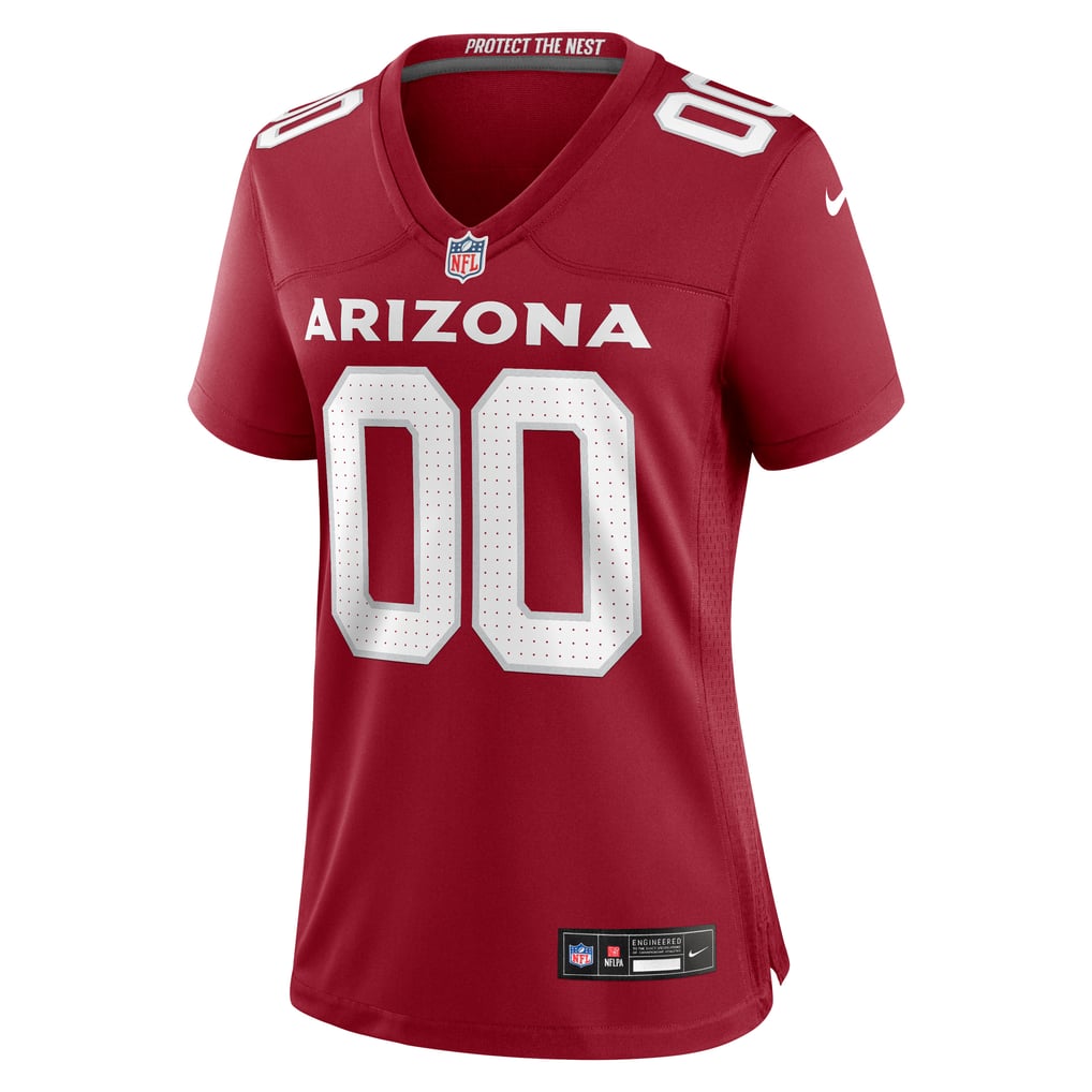 Women's Arizona Cardinals Cardinal Custom Game Jersey