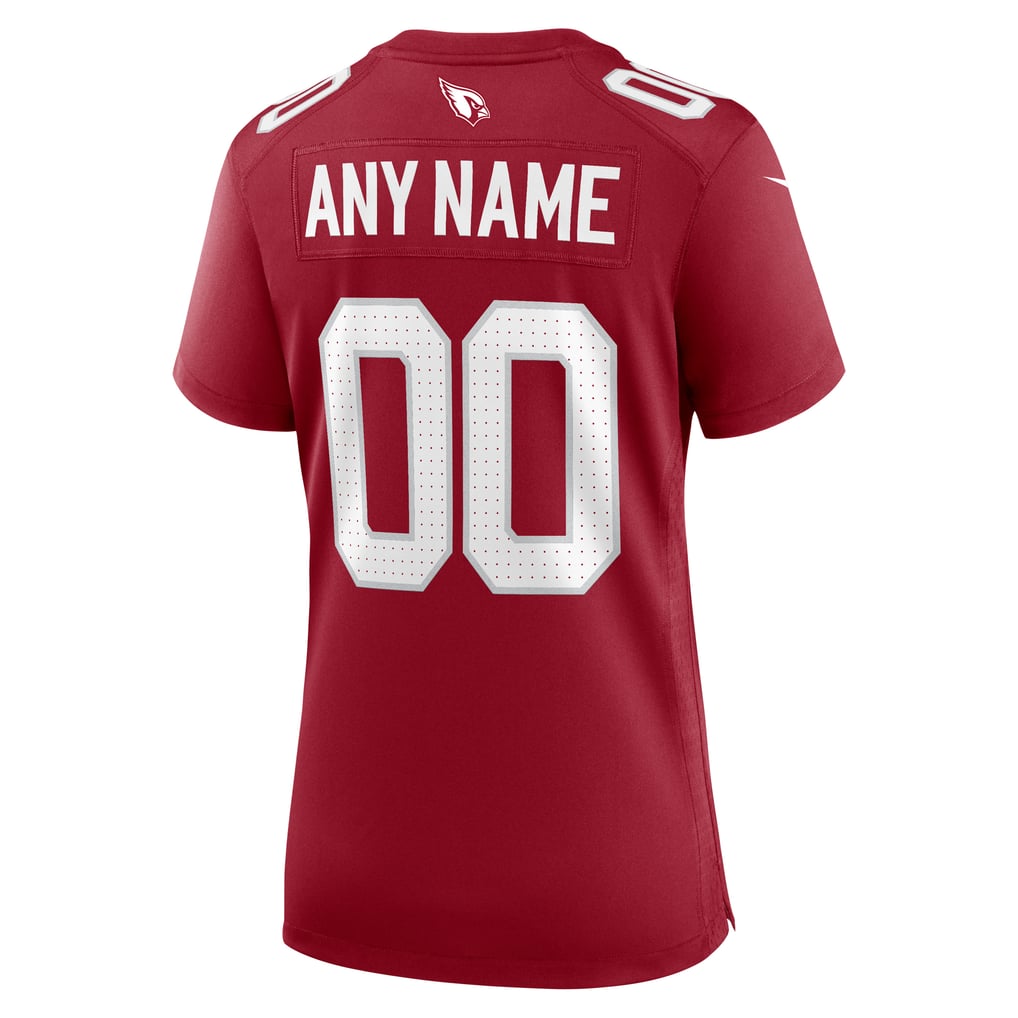 Women's Arizona Cardinals Cardinal Custom Game Jersey