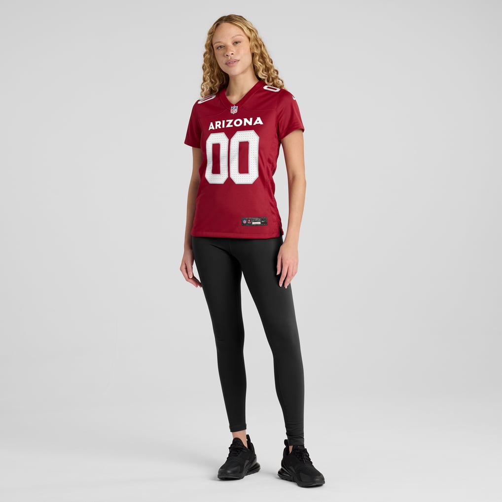 Women's Arizona Cardinals Cardinal Custom Game Jersey