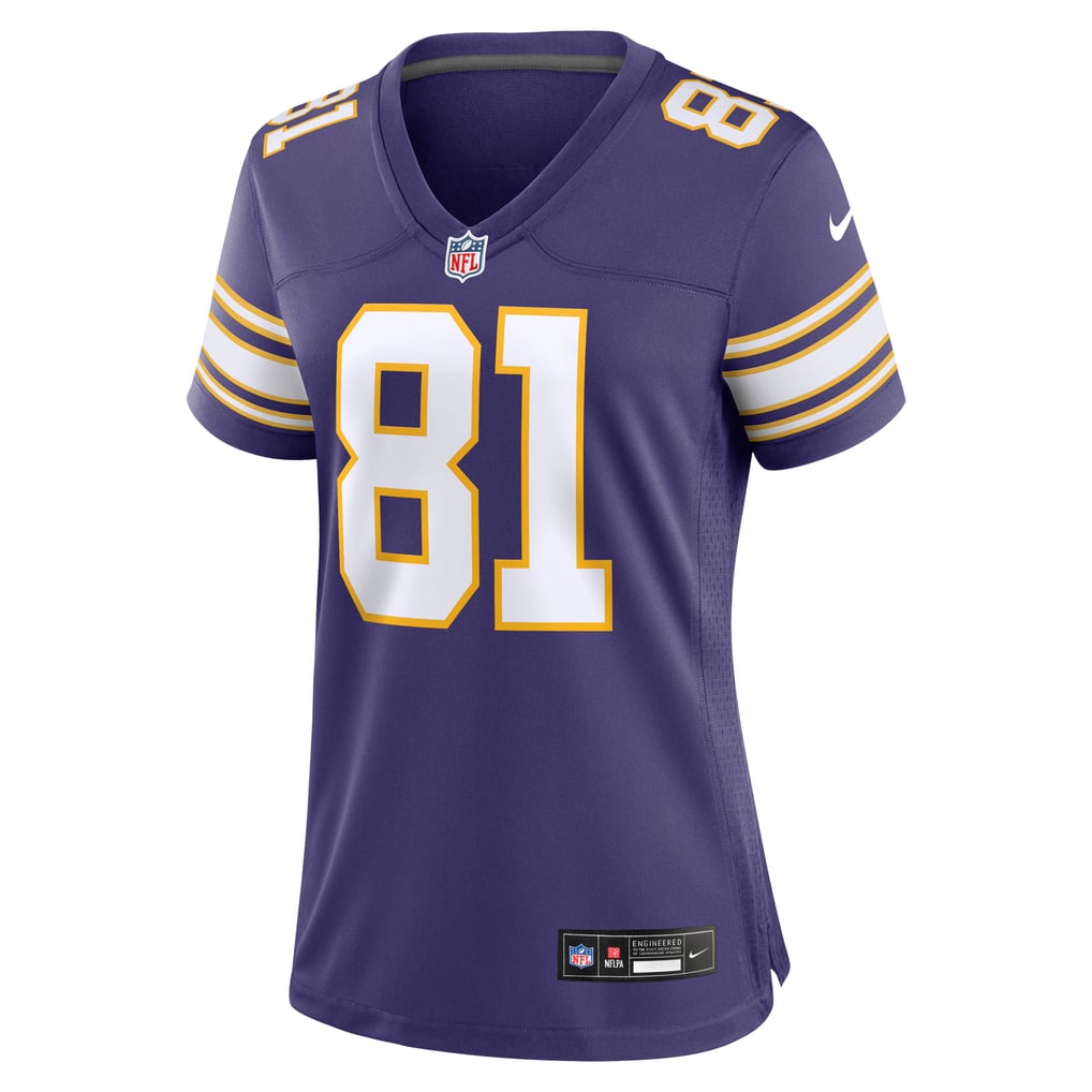 Women's Minnesota Vikings Carl Eller Purple Classic Retired Player Jersey