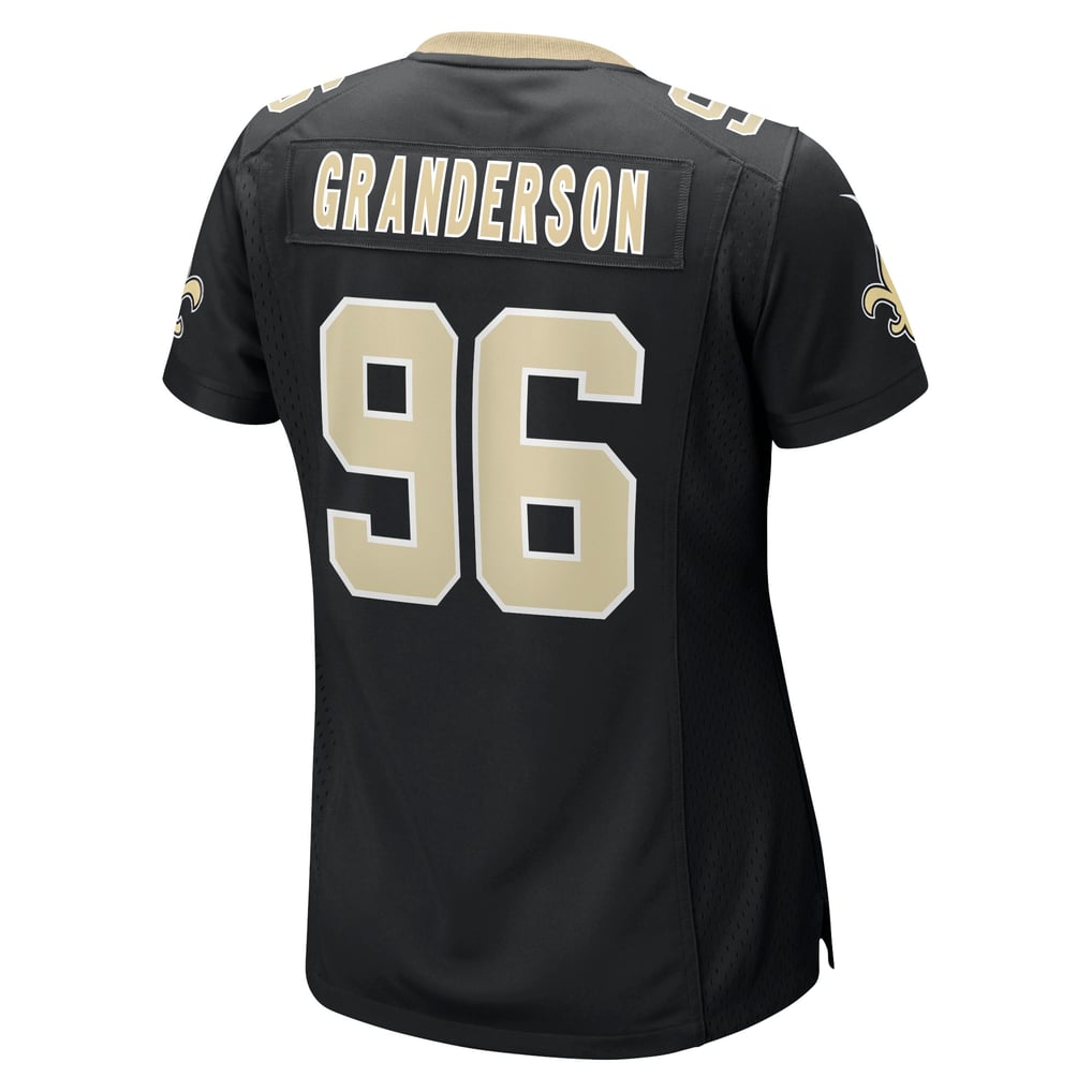 Women's New Orleans Saints Carl Granderson Black Game Jersey