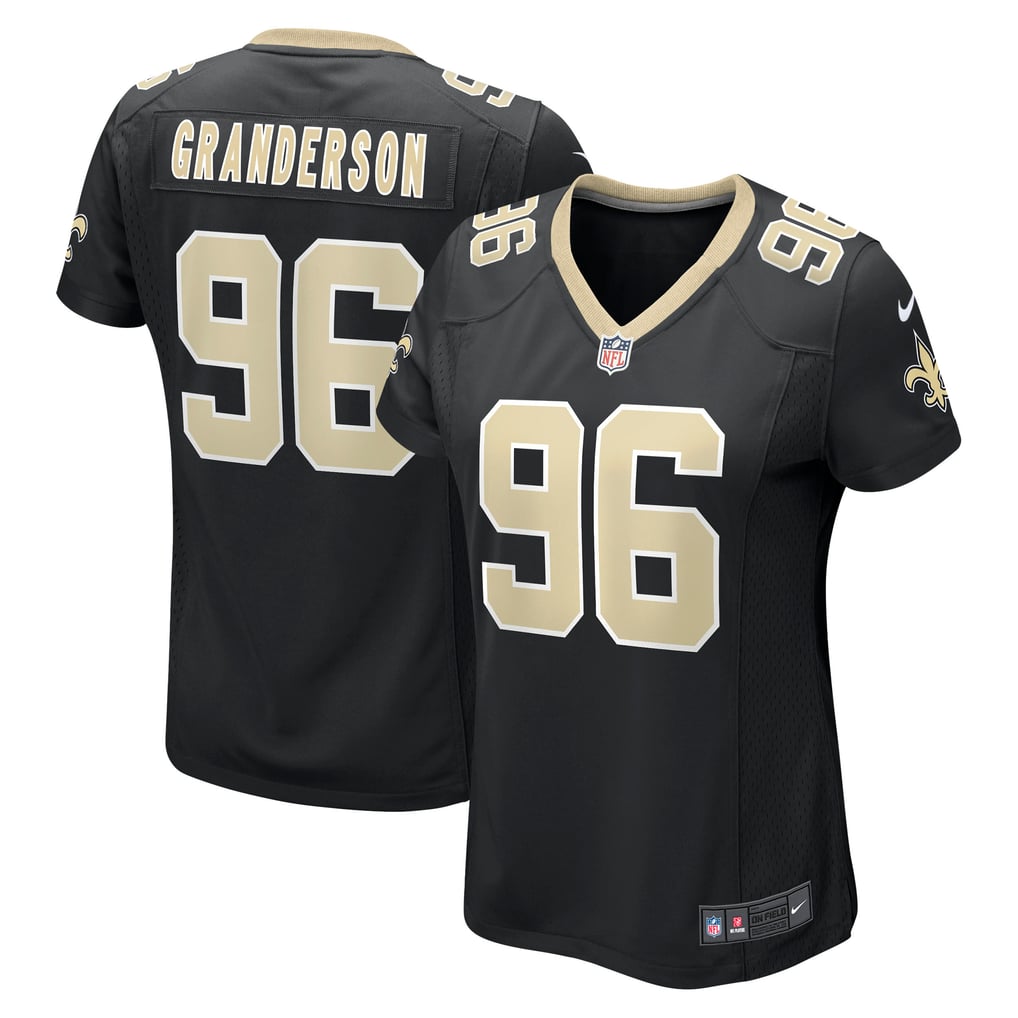Women's New Orleans Saints Carl Granderson Black Game Jersey