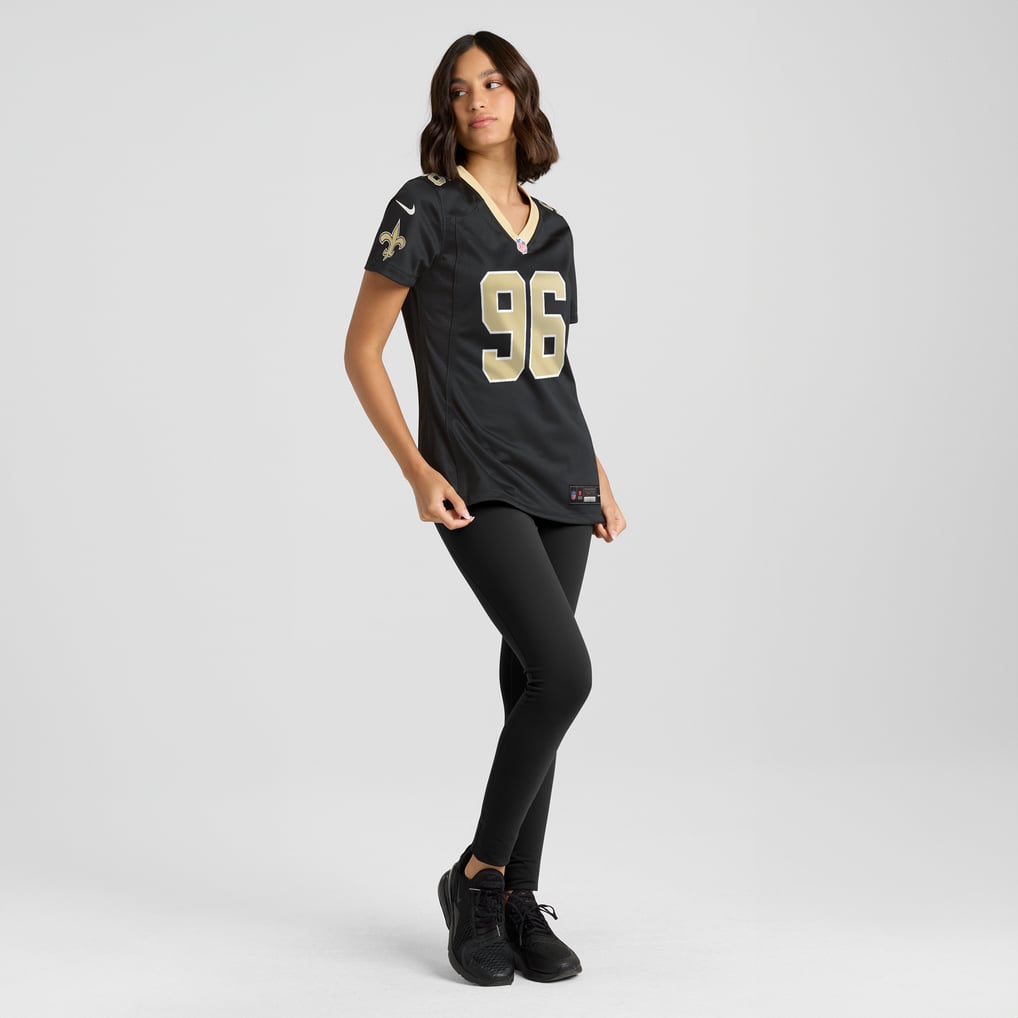 Women's New Orleans Saints Carl Granderson Black Game Jersey