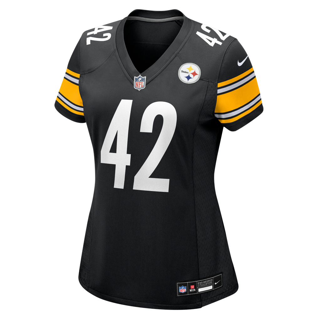 Women's Pittsburgh Steelers Car'lin Vigers Black Team Game Jersey