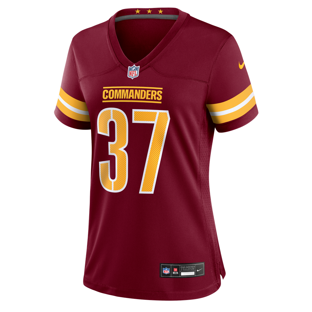 Women's Washington Commanders Car'lin Vigers Burgundy Team Game Jersey