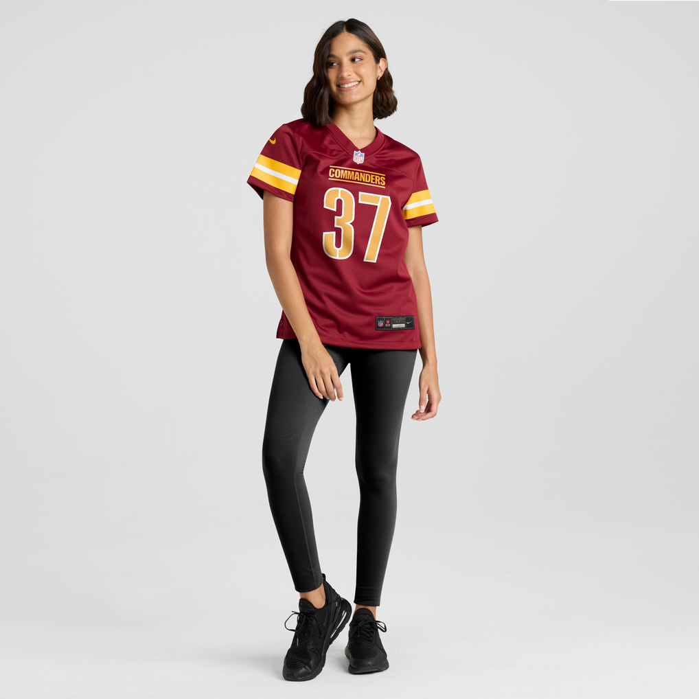 Women's Washington Commanders Car'lin Vigers Burgundy Team Game Jersey