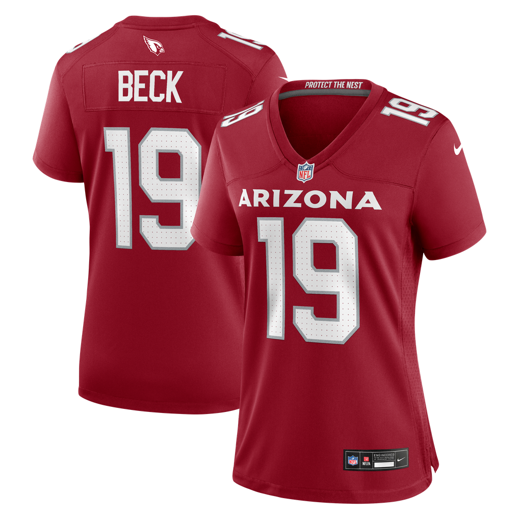 Women's Arizona Cardinals Carson Beck Cardinal Team Game Jersey