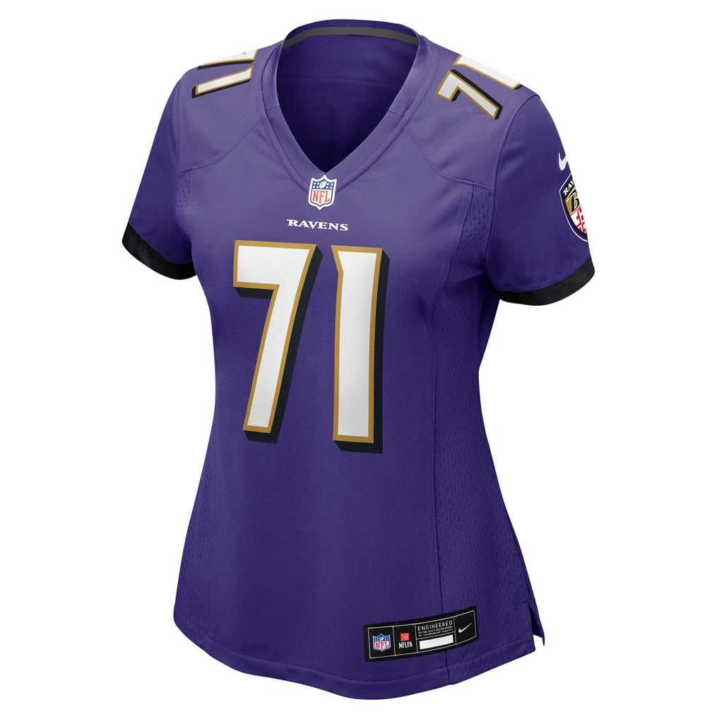 Women's Baltimore Ravens Carson Vinson Purple Team Game Jersey