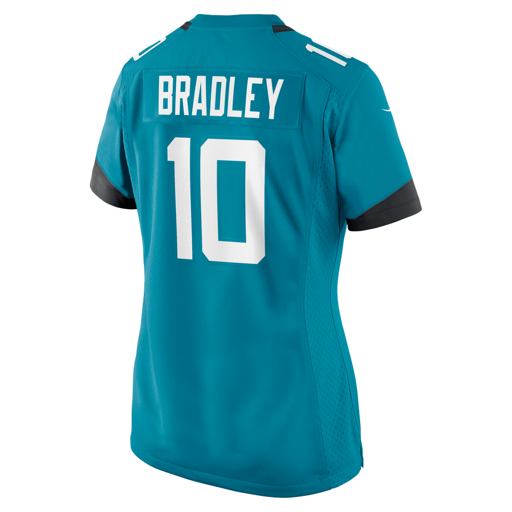 Women's Jacksonville Jaguars Carter Bradley Teal Team Game Jersey