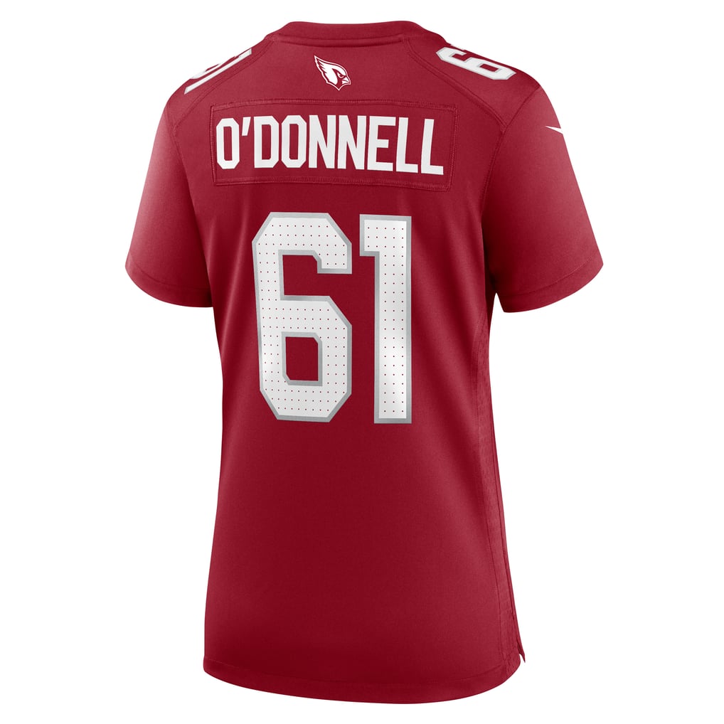 Women's Arizona Cardinals Carter O'Donnell Cardinal Team Game Jersey