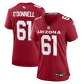 Women's Arizona Cardinals Carter O'Donnell Cardinal Team Game Jersey