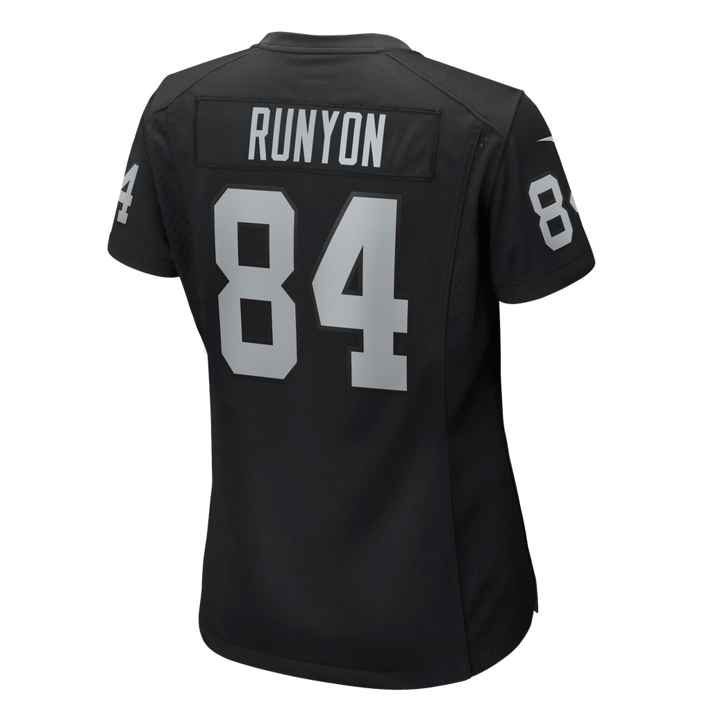 Women's Las Vegas Raiders Carter Runyon Black Team Game Jersey