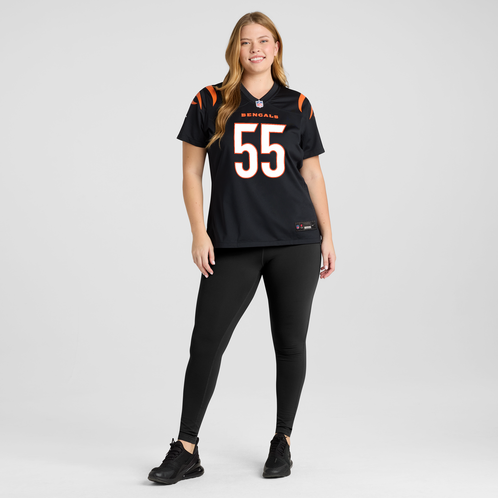 Women's Cincinnati Bengals Cashius Howell Black Team Game Jersey