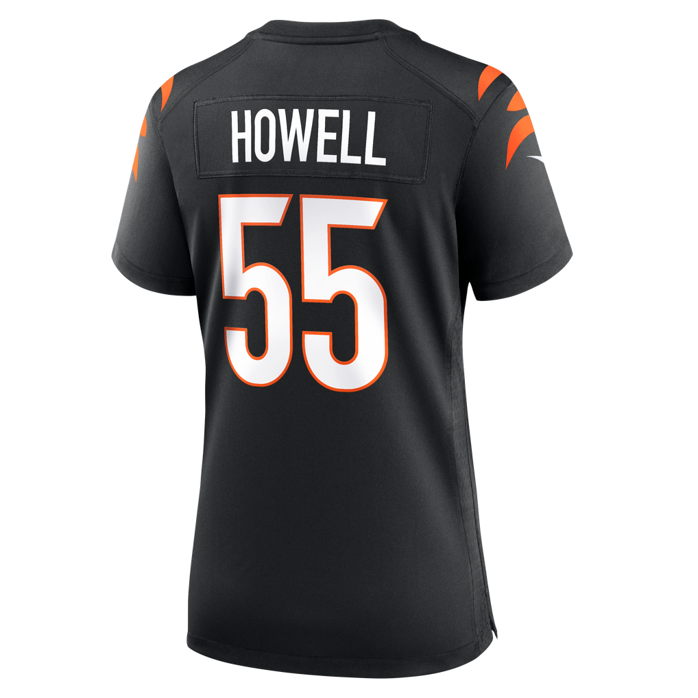 Women's Cincinnati Bengals Cashius Howell Black Team Game Jersey