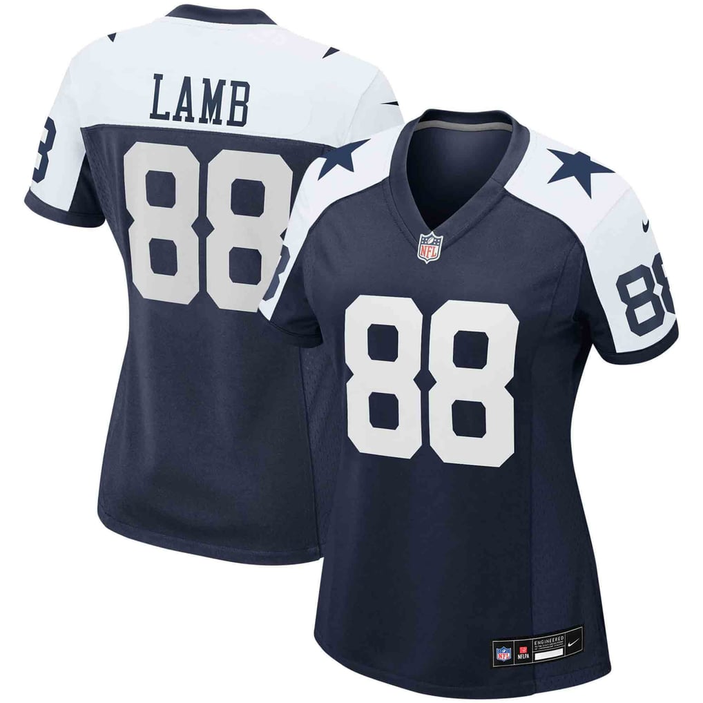 Women's Dallas Cowboys CeeDee Lamb Navy Alternate Game Team Jersey