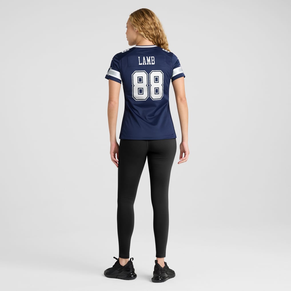 Women's Dallas Cowboys CeeDee Lamb Navy Game Jersey