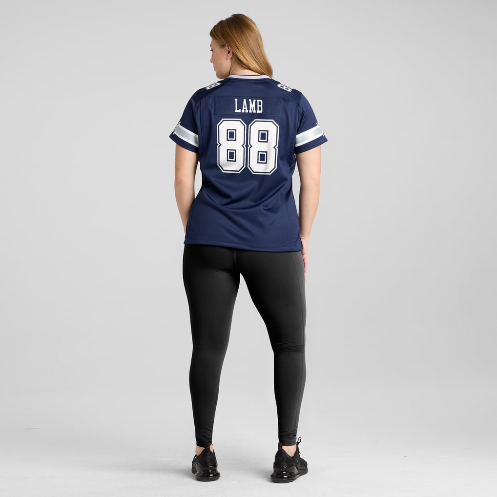 Women's Dallas Cowboys CeeDee Lamb Navy Game Jersey
