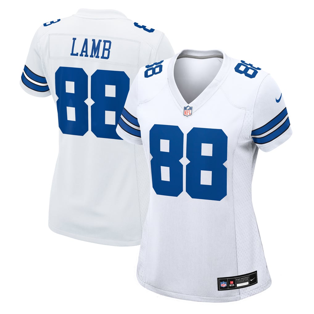 Women's Dallas Cowboys CeeDee Lamb White Game Jersey
