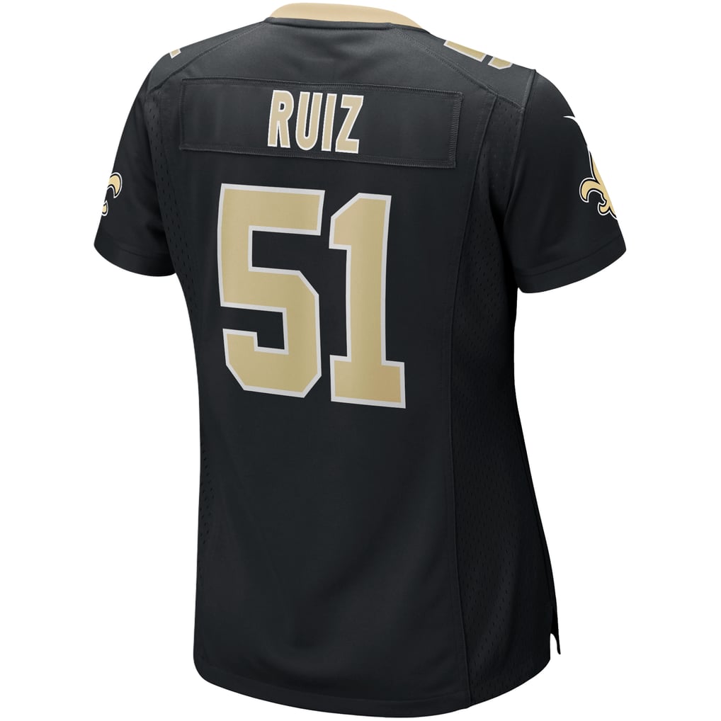 Women's New Orleans Saints Cesar Ruiz Black Game Jersey