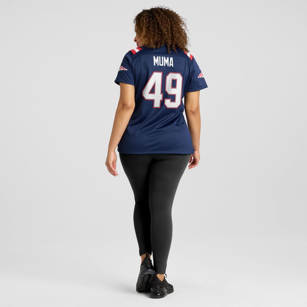 Women's New England Patriots Chad Muma Navy Team Game Jersey