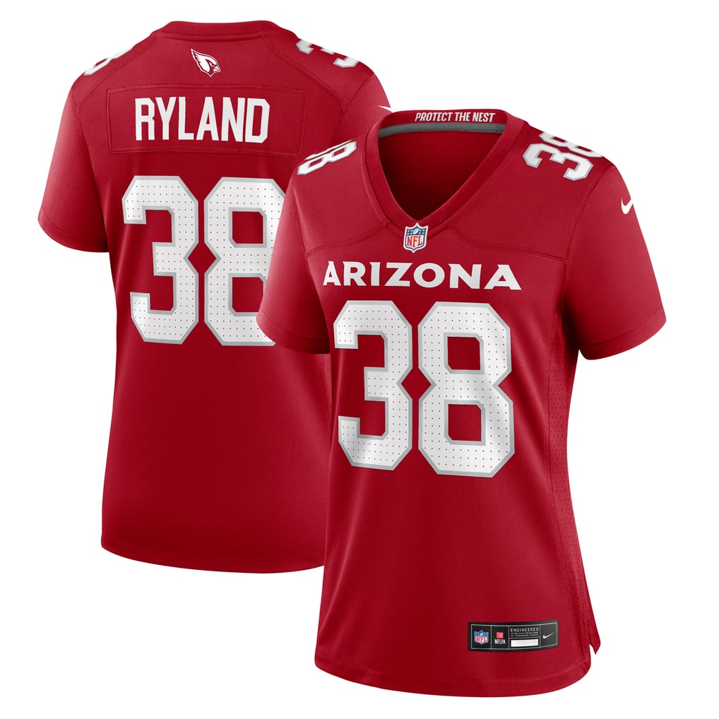 Women's Arizona Cardinals Chad Ryland Cardinal Team Game Jersey