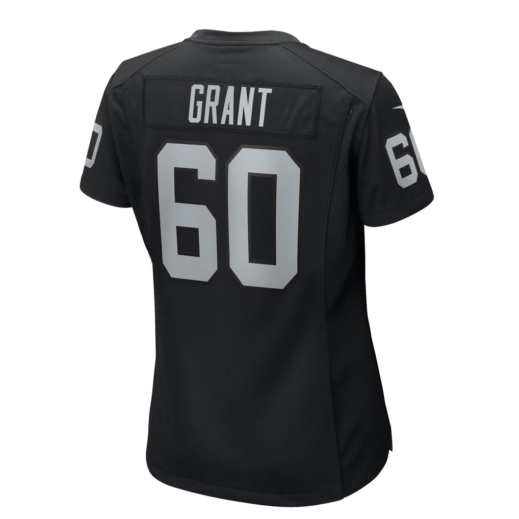 Women's Las Vegas Raiders Charles Grant Black Team Game Jersey