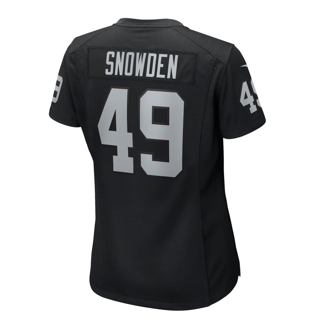 Women's Las Vegas Raiders Charles Snowden Black Team Game Jersey