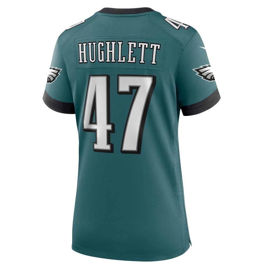 Women's Philadelphia Eagles Charley Hughlett Midnight Green Team Game Jersey