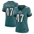 Women's Philadelphia Eagles Charley Hughlett Midnight Green Team Game Jersey