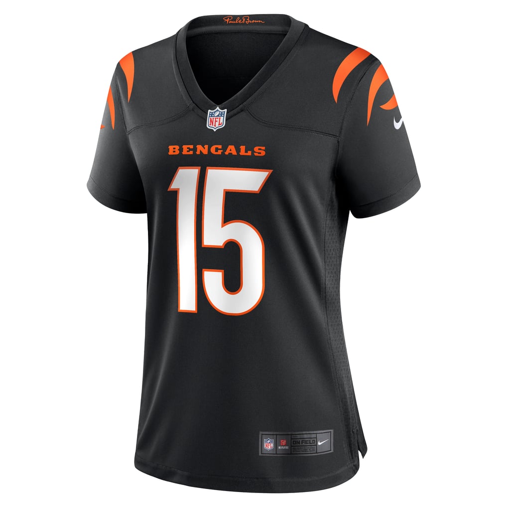 Women's Cincinnati Bengals Charlie Jones Black Team Game Jersey