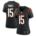 Women's Cincinnati Bengals Charlie Jones Black Team Game Jersey