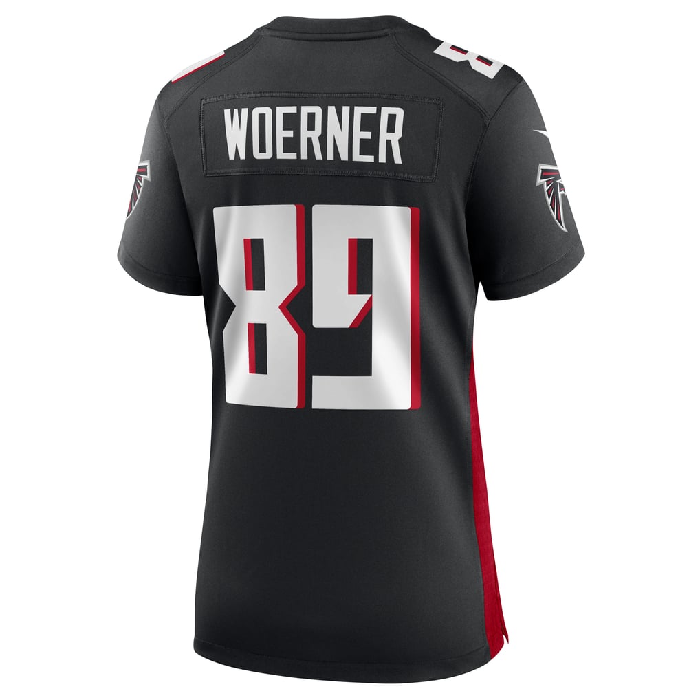 Women's Atlanta Falcons Charlie Woerner Black Game Jersey