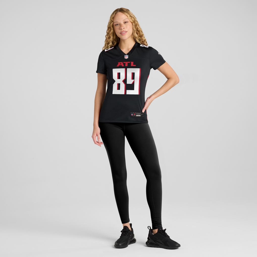 Women's Atlanta Falcons Charlie Woerner Black Game Jersey